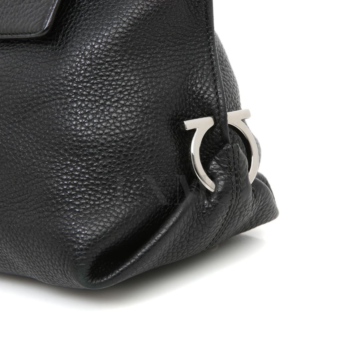 페라가모 소피아 블랙 간치니 토트 플랩 숄더백 21-A896 상품이미지9