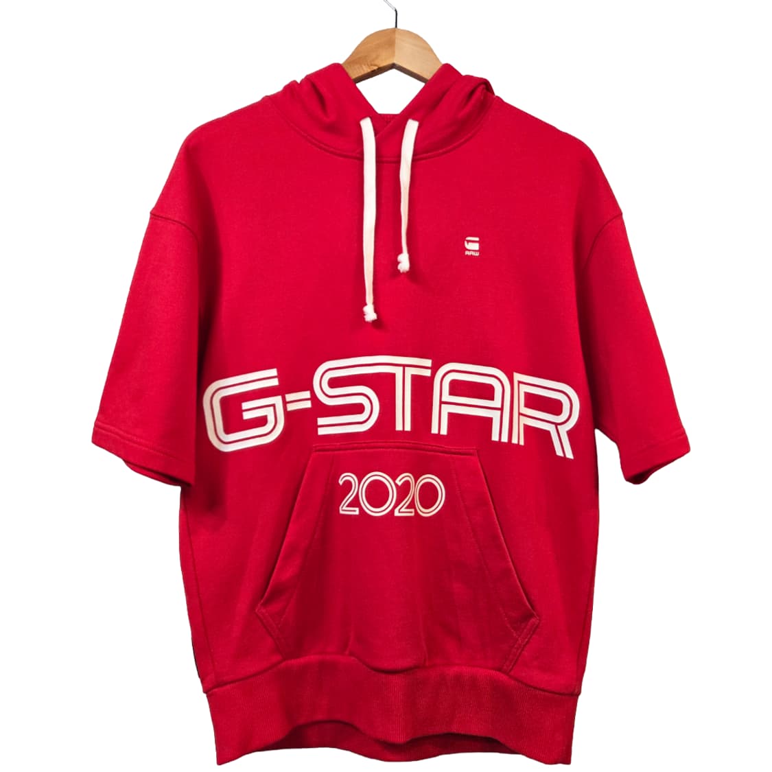G-STAR RAW 반팔 후드티 레드 2020(S) 상품이미지1