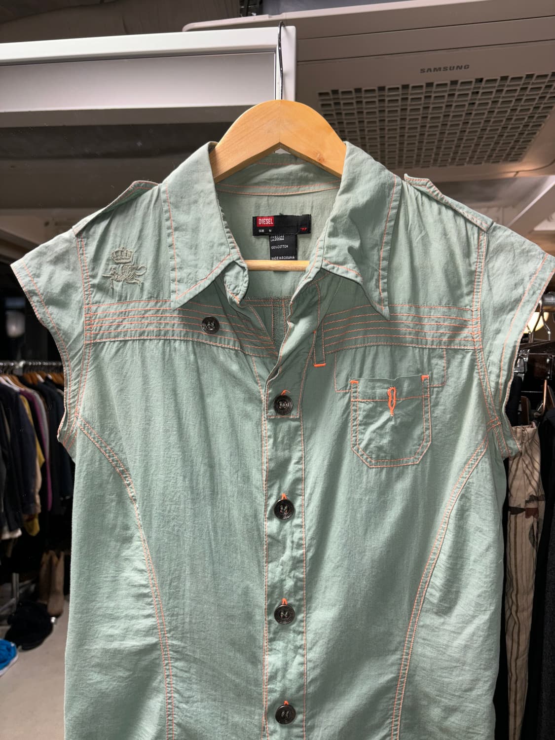 디젤 밀리터리 셔츠 상품이미지3