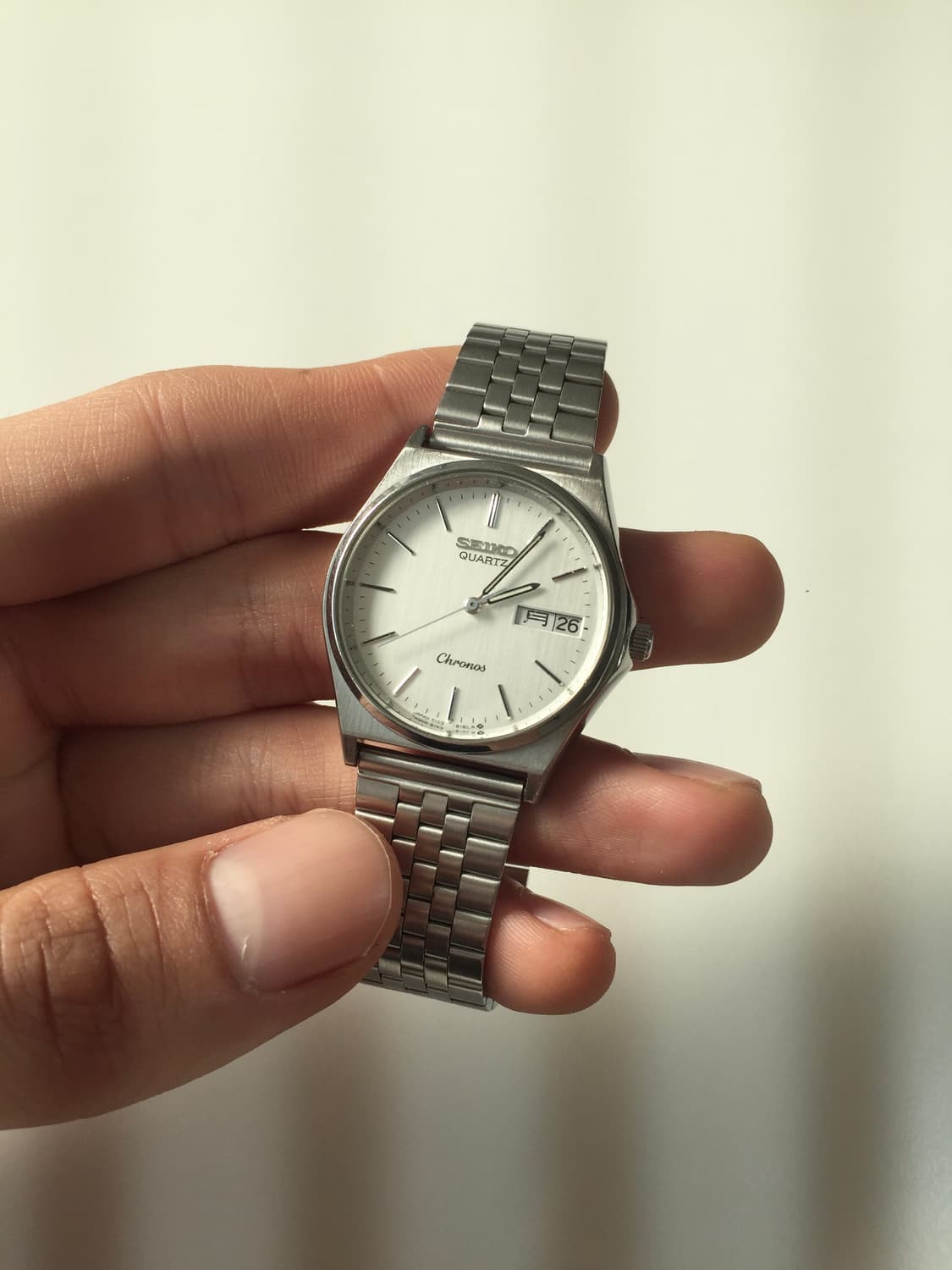 80s seiko chronos quartz day-date 상품이미지5