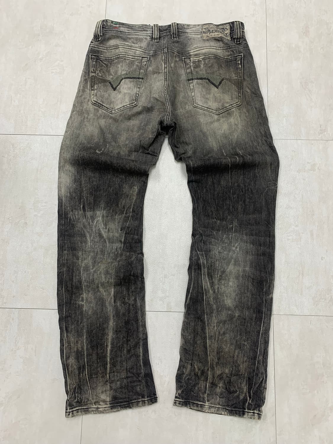 디젤 빈티지 블랙 데님 팬츠  상품이미지7