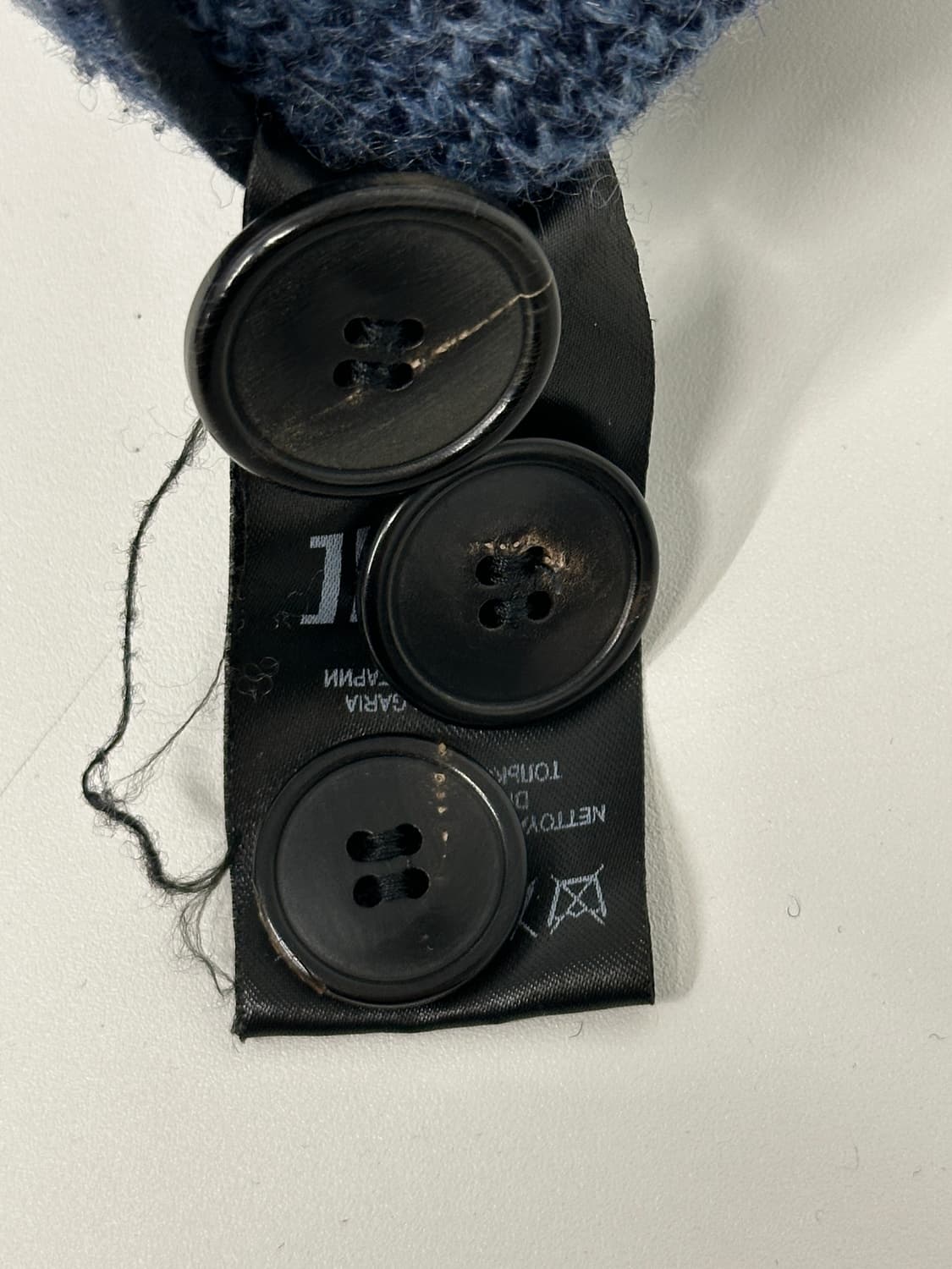 이자벨마랑 에뜨왈 블루 폰티지 체크 펠트 코트 상품이미지5