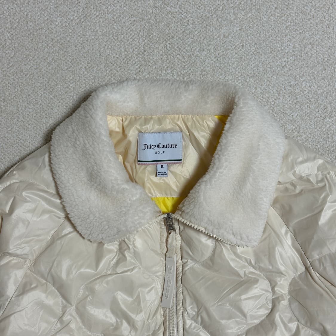 쥬시꾸뛰르 골프 퀄팅 다운 자켓 상품이미지5