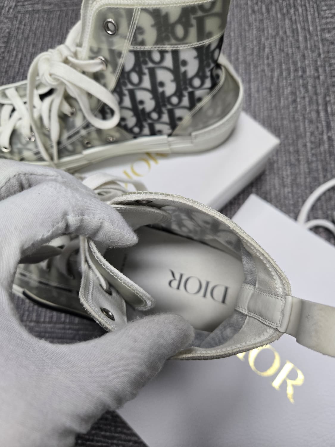 [특가][정품]디올 오블리크 하이탑 스니커즈 상품이미지7