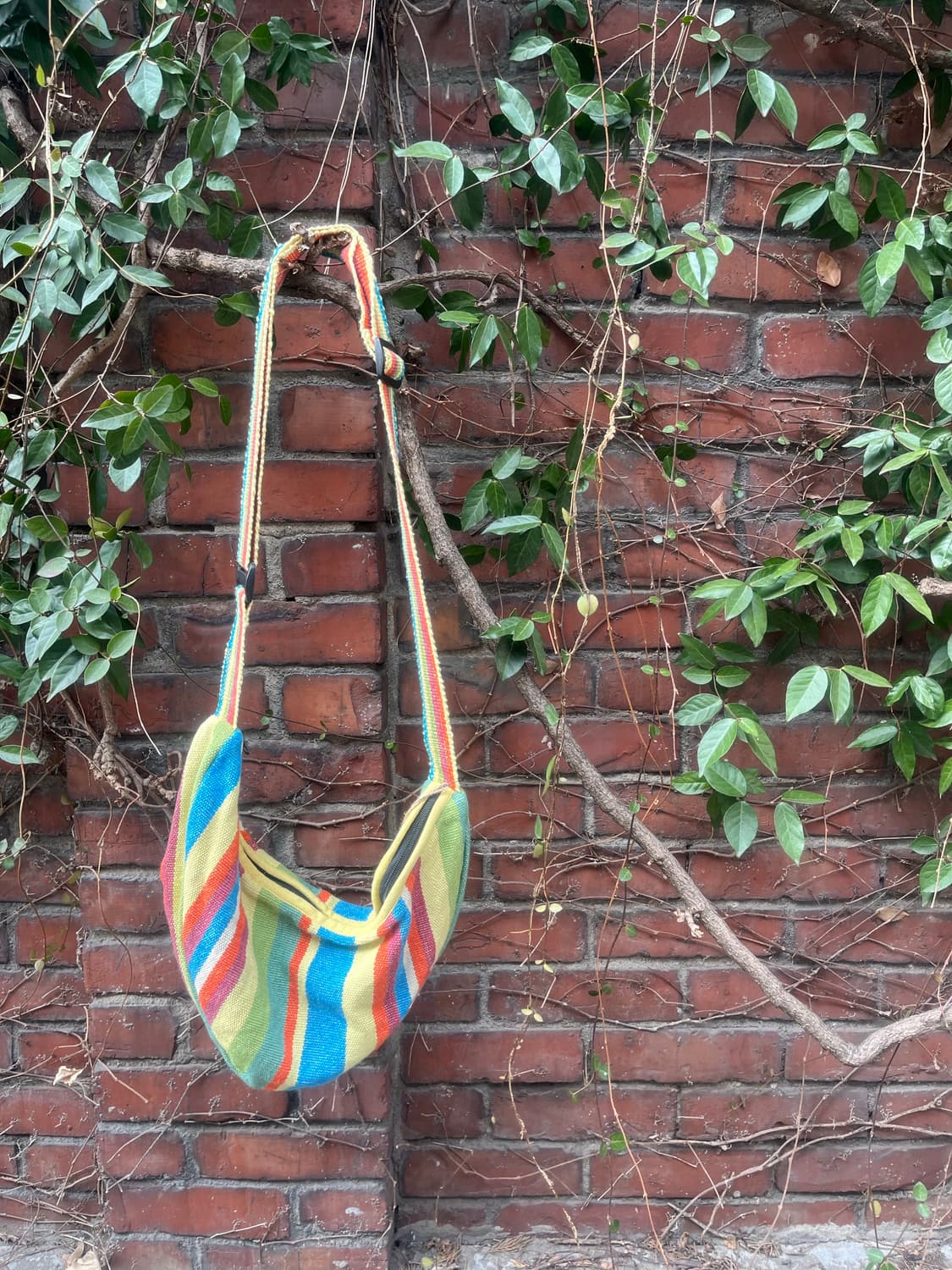 무지개 줄무늬 크로스백 상품이미지4