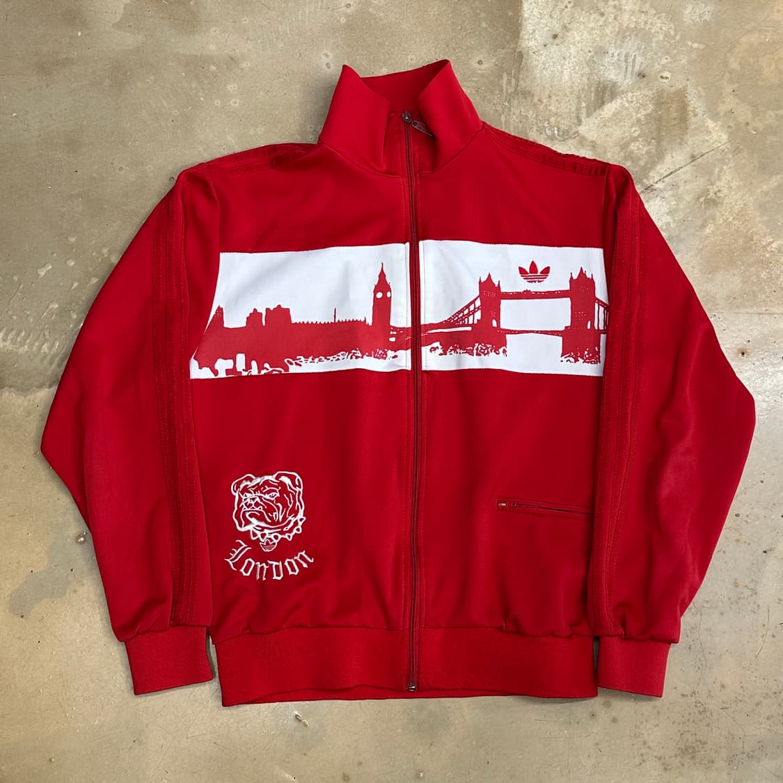 L 아디다스 런던 레드 트랙탑 상품이미지2