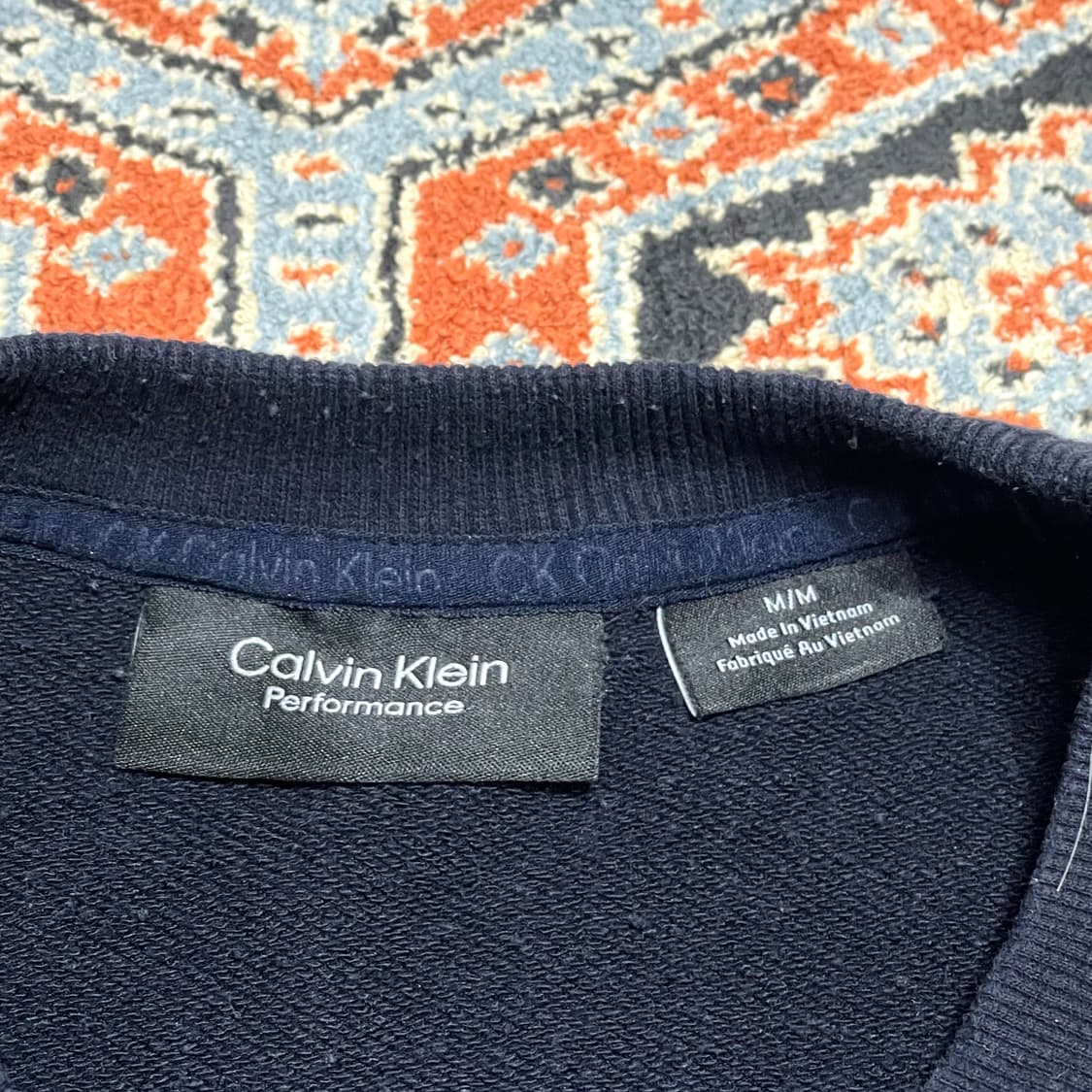 캘빈클라인 스펠로고 네이비 맨투맨 남성M 상품이미지3