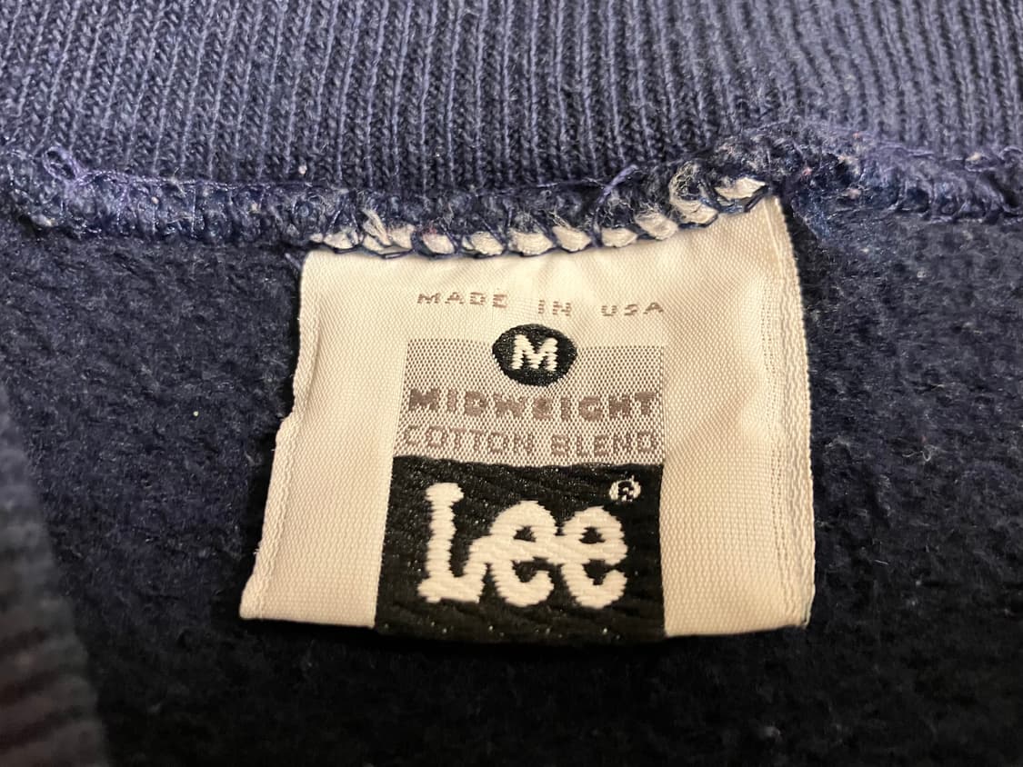 USA 빈티지 90s Lee 리 네이비 스웻셔츠 M 95 상품이미지5