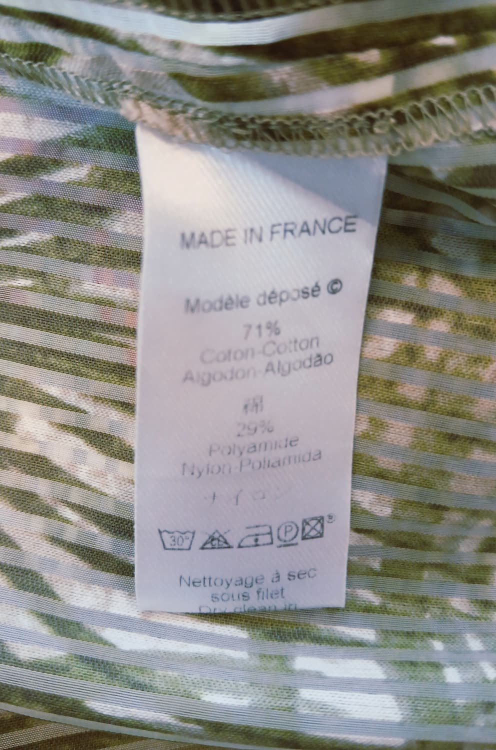 (KENZO) 트로피컬 시스루 블라우스[made in france] 상품이미지7