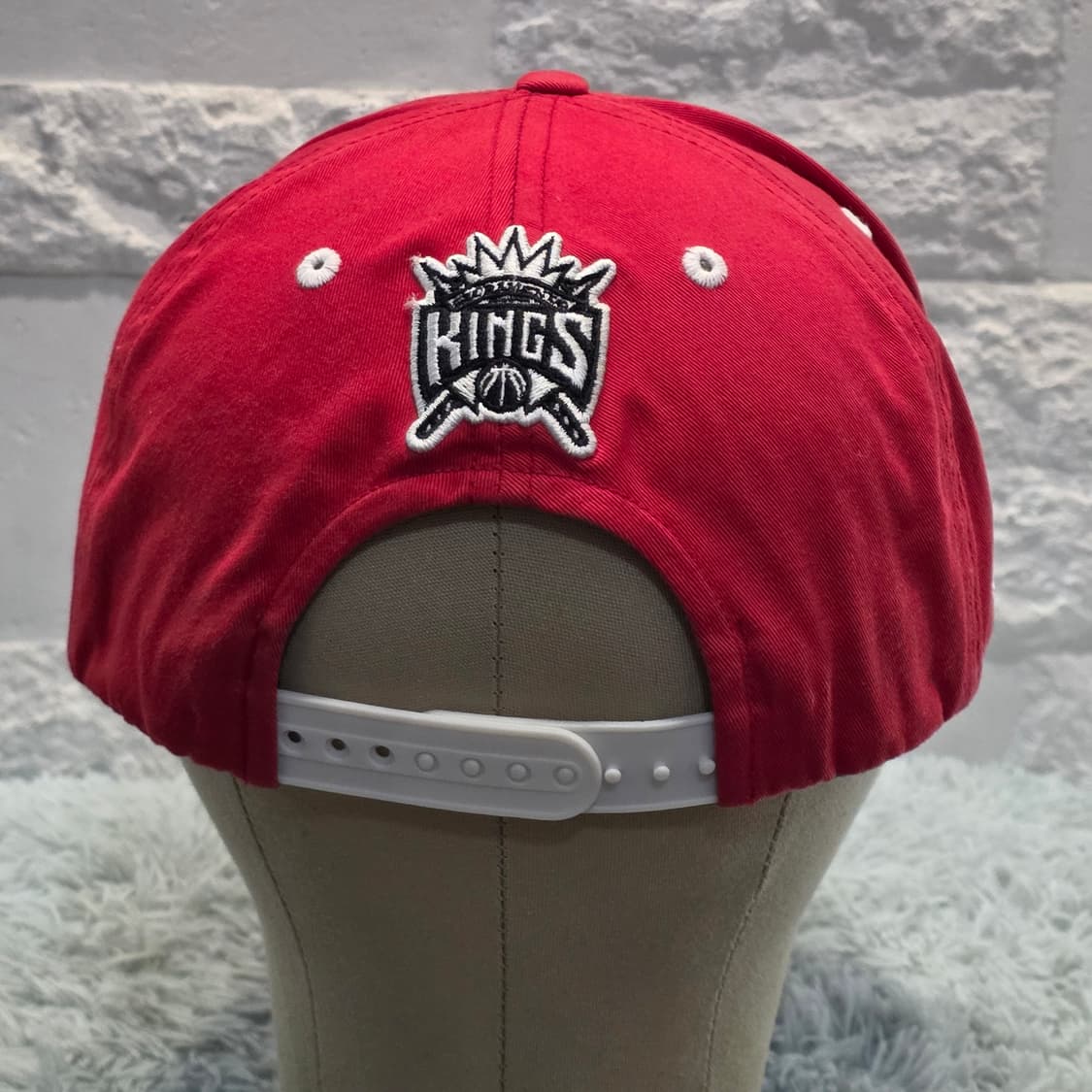 p4-4: "NBA Kings 레드 플라워챙 스냅백 🌹 스트릿 무드"
 상품이미지6