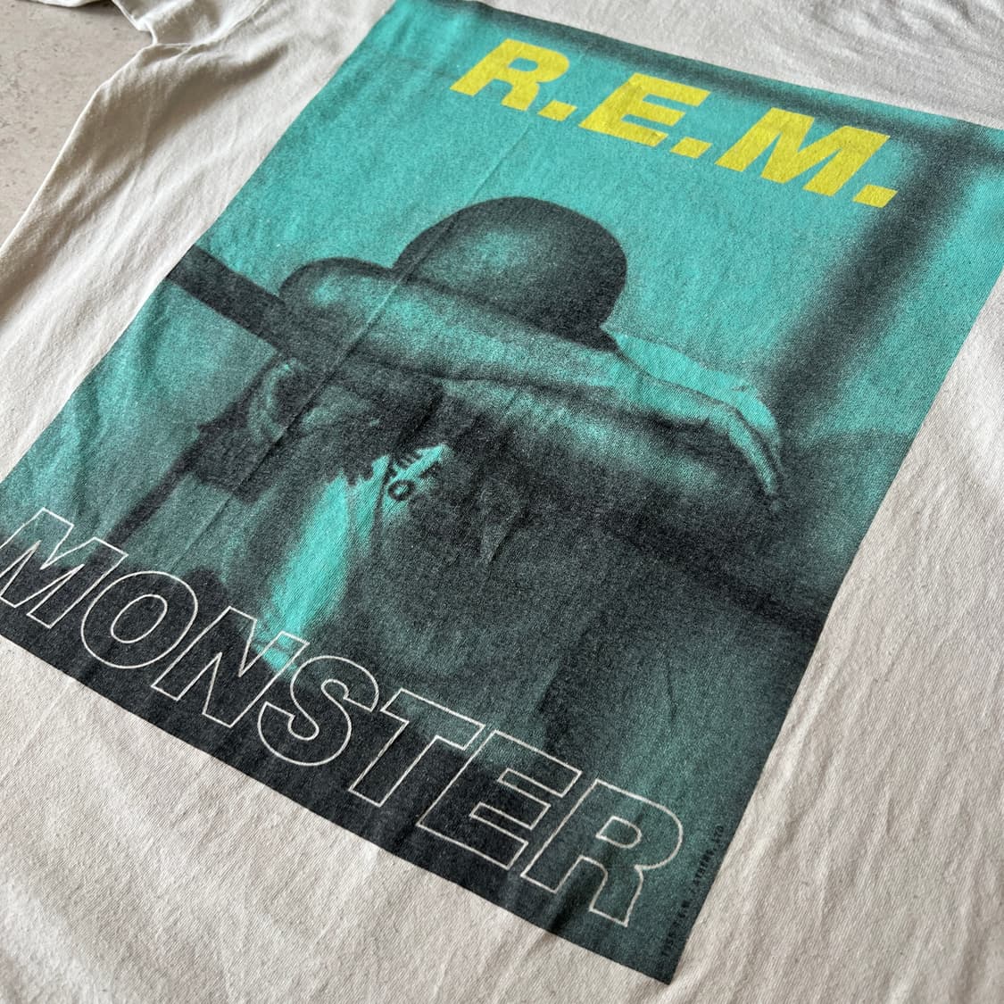 빈티지 90s R.E.M. Monster 투어 티셔츠 상품이미지3
