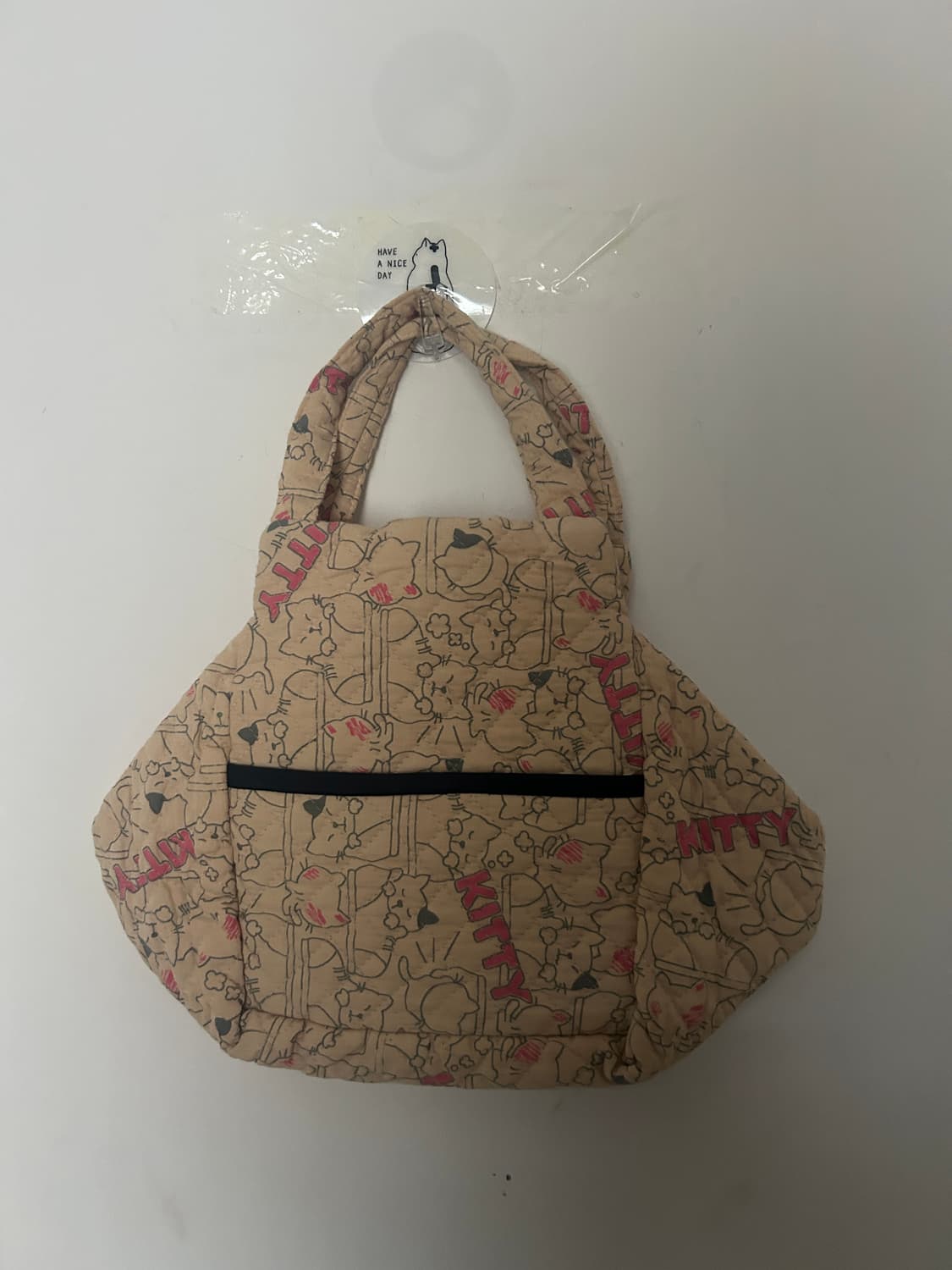 고양이 미니 퀼팅백  상품이미지1