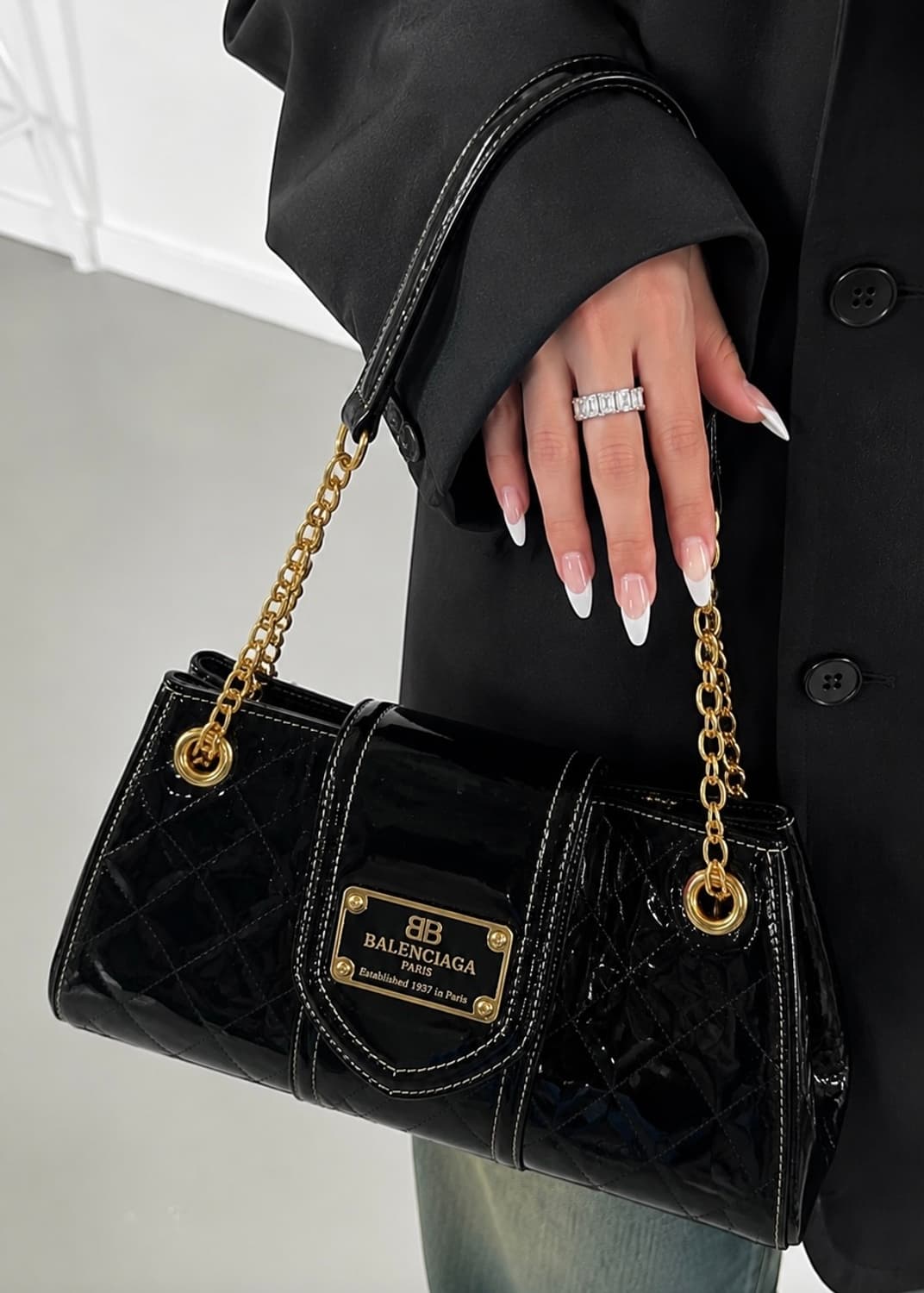 Balenciaga 00‘s enamel tote bag(금강) 상품이미지1