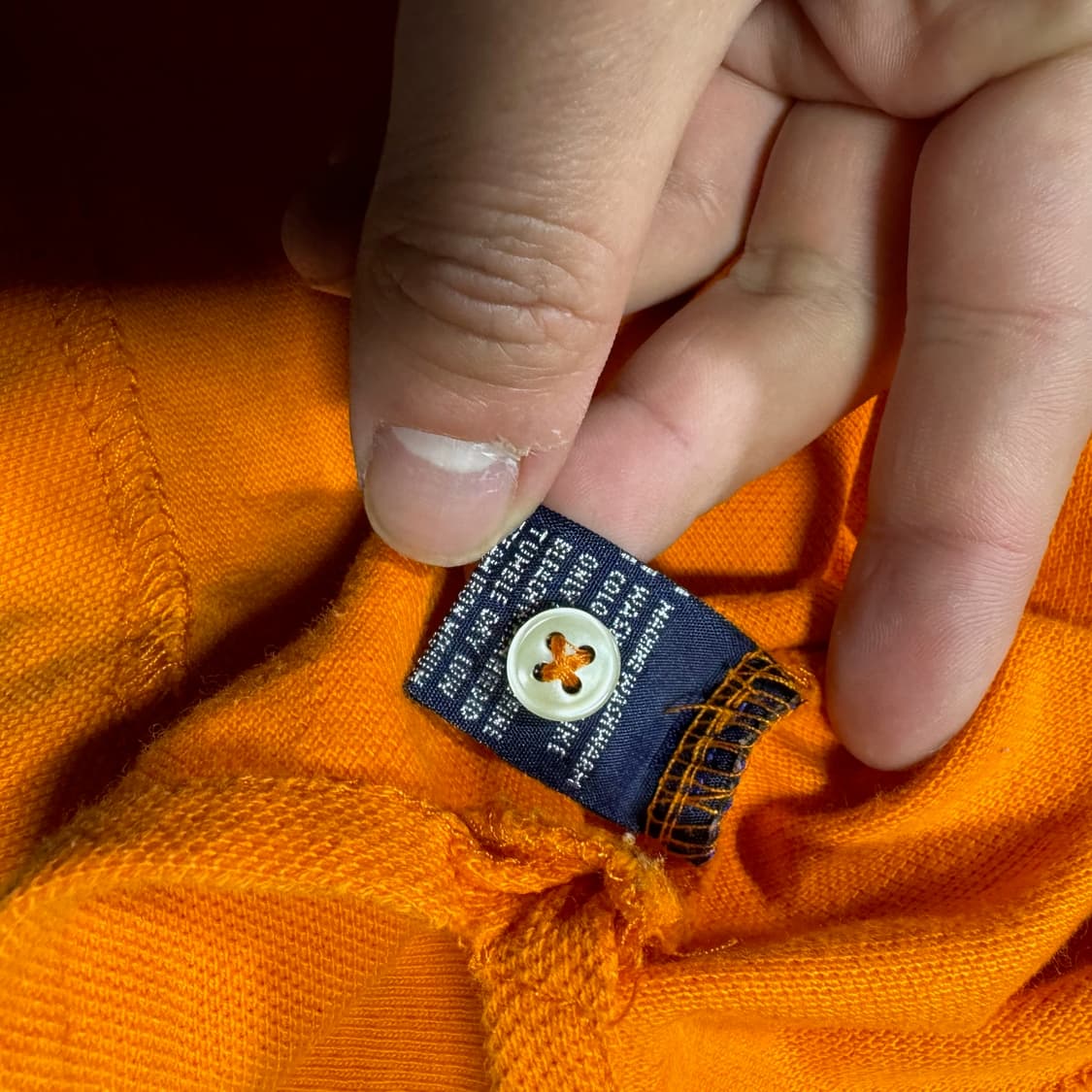 폴로 랄프로렌 빅포니 긴팔 카라티 오렌지 상품이미지4