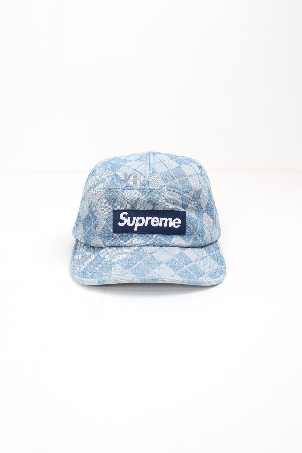 SUPREME 14AW denim argyle cap 상품이미지1
