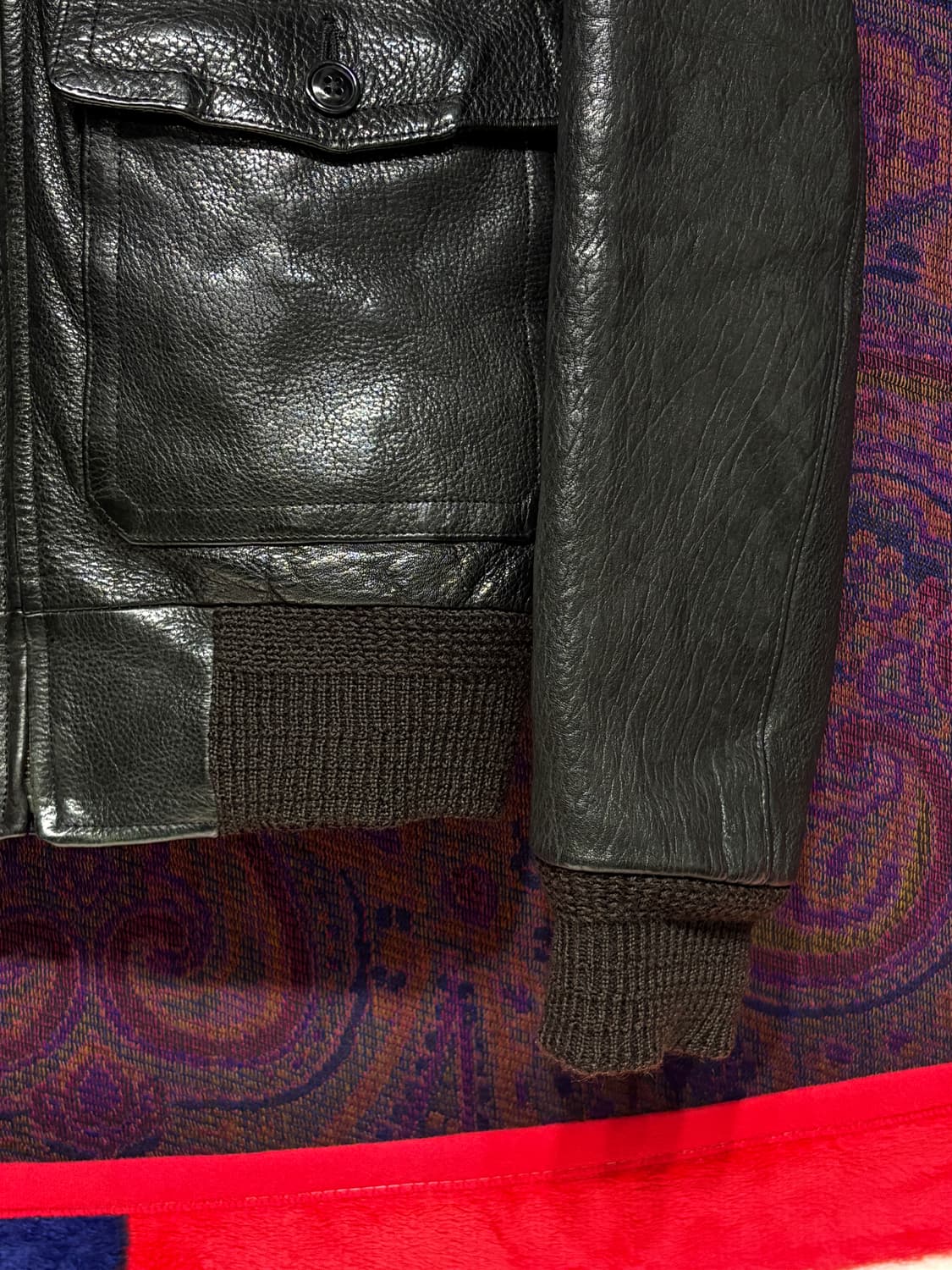 폴로 랄프로렌 a-2 가죽자켓 상품이미지6