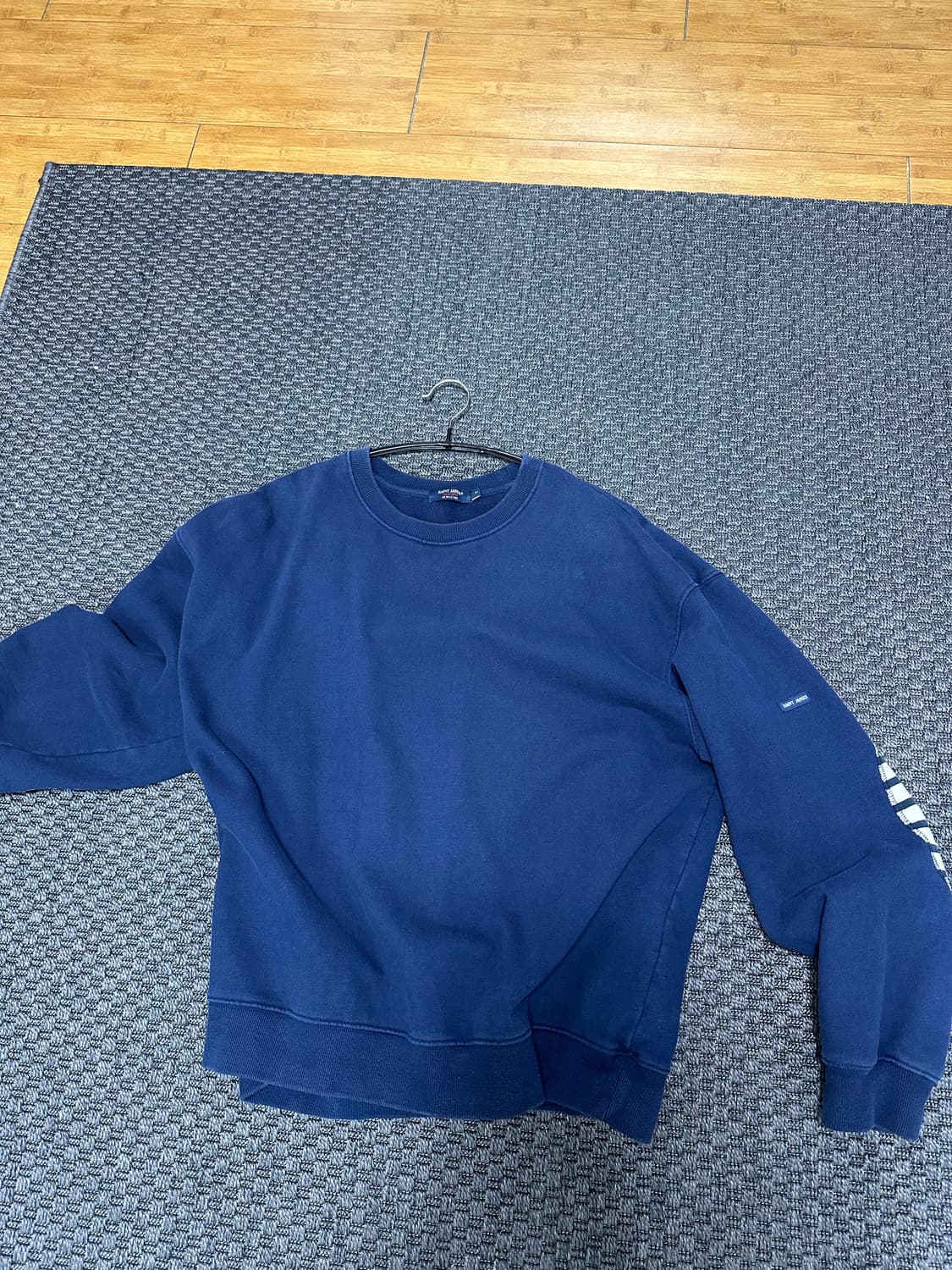 세인트제임스 네이비 맨투맨 L (100-105) 상품이미지1