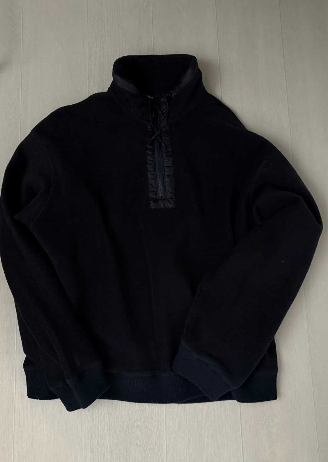 언어펙티드 플리스 하프 집업 스웻 M 상품이미지4