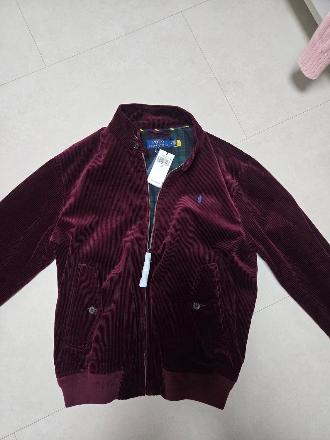 폴로 코듀로이 바라쿠다 버건디 M 상품이미지2