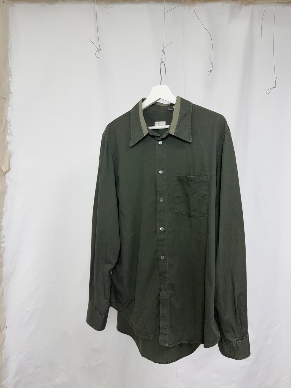 Helmut lang 1998 contrast collar shirt 상품이미지2