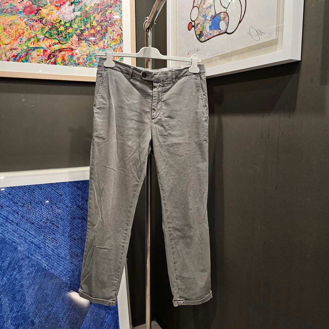 브루넬로 쿠치넬리 코튼 엘라스틴 면 팬츠 상품이미지1