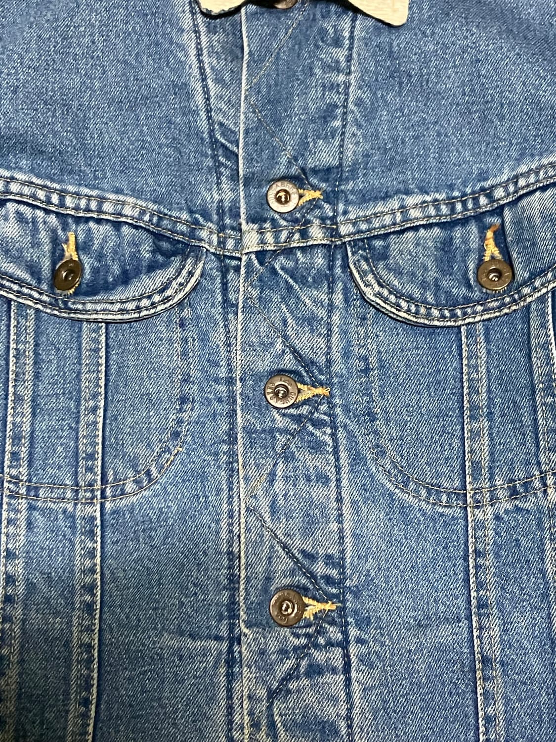 90s Lee Dungarees 데님 자켓 코듀로이 카라 상품이미지3
