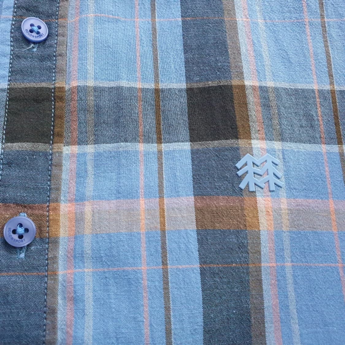 코오롱 체크 긴팔 등산셔츠(100) 상품이미지3