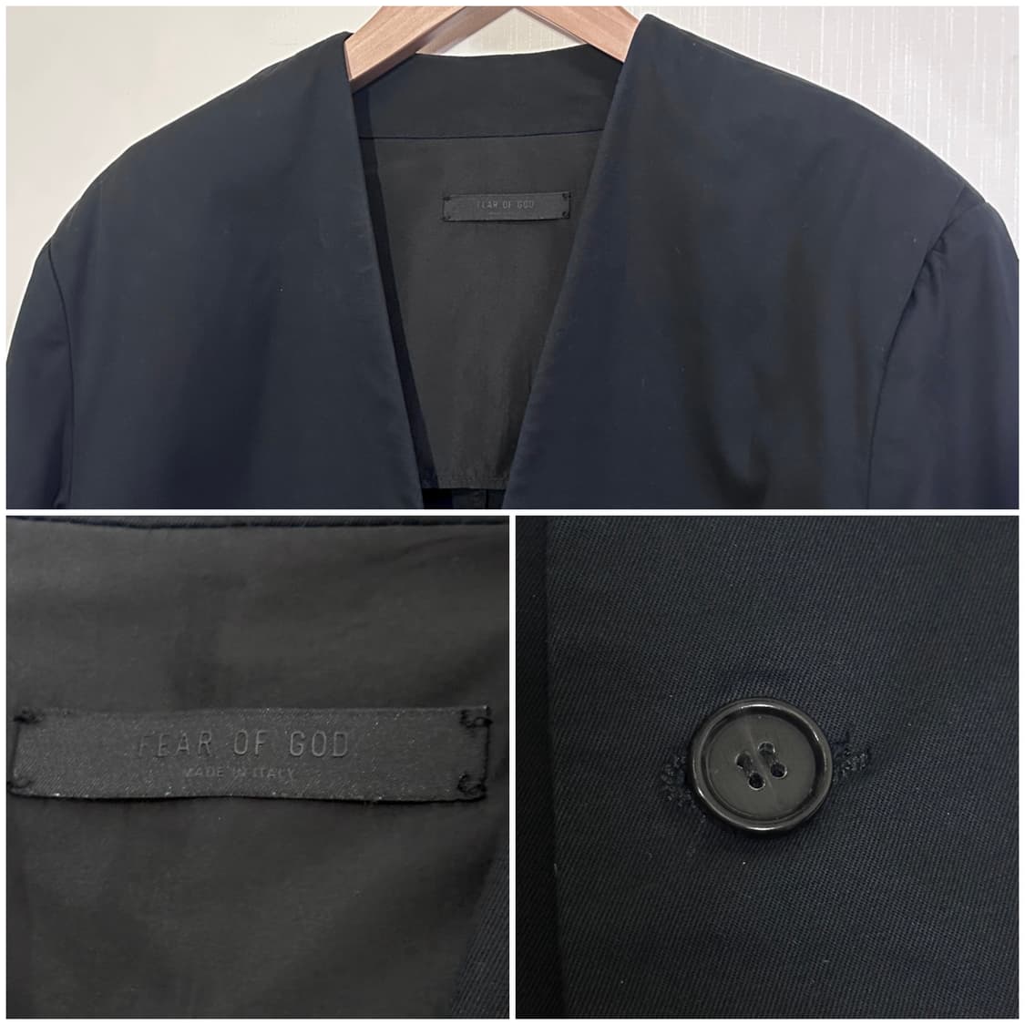 피어오브갓 7th 카라리스 블레이저/M/블랙 상품이미지3