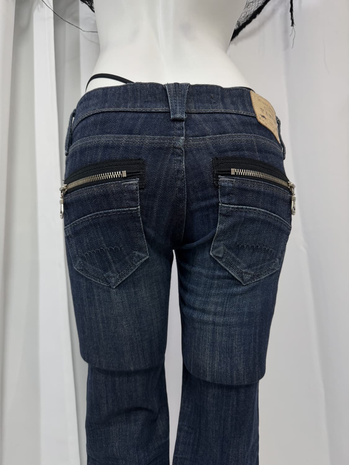 denim zipper pants 상품이미지5