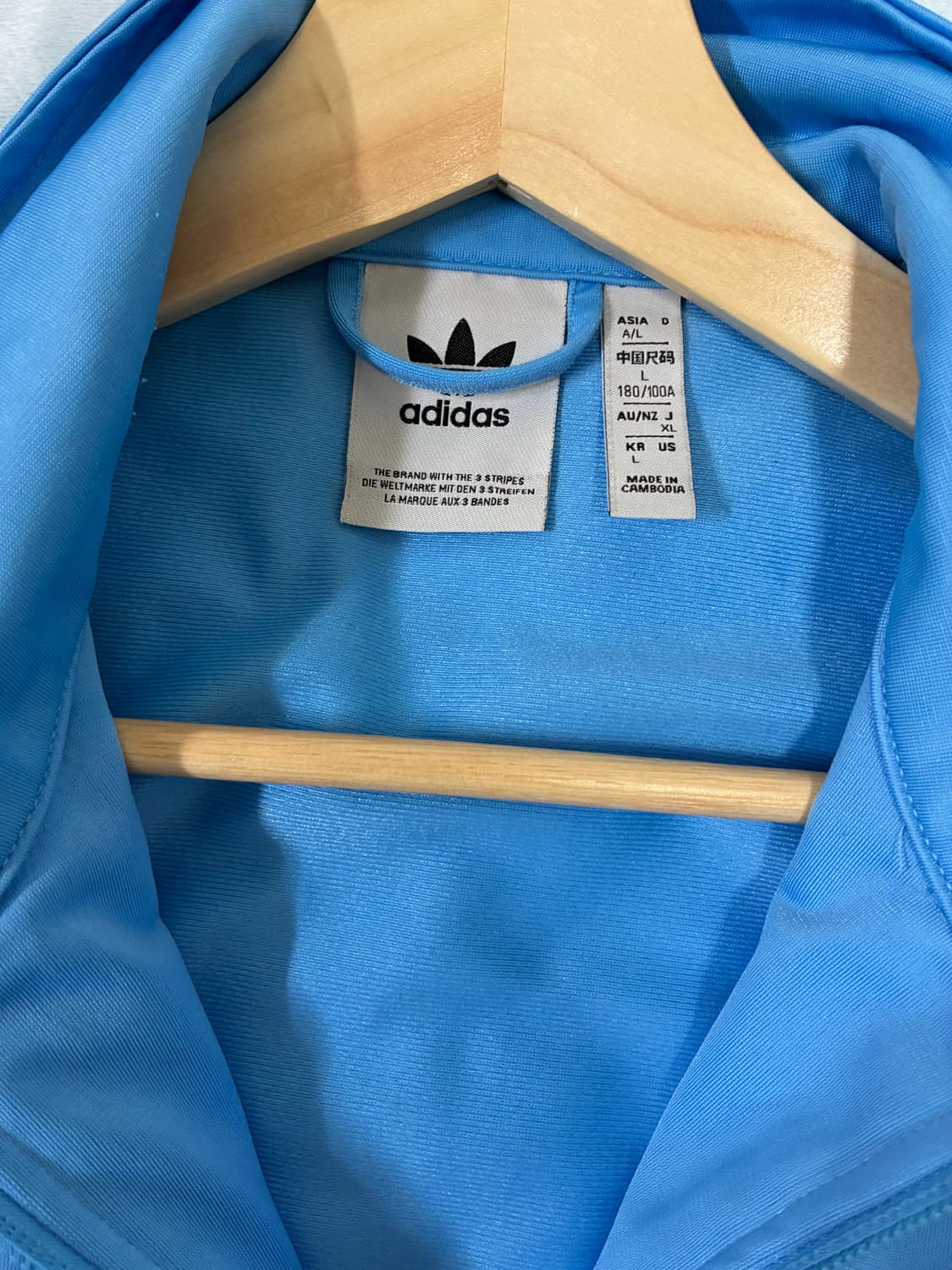 [L]아디다스 파이어버드 트랙탑 스카이블루 상품이미지5