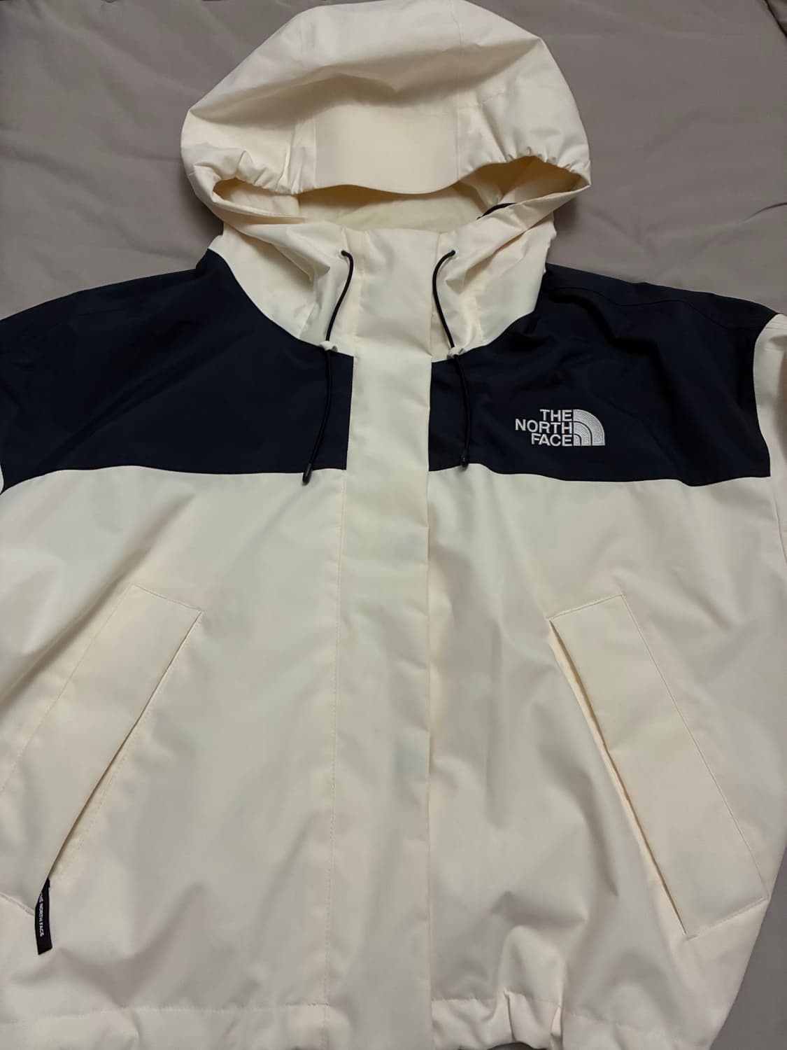 노스페이스 화이트 라벨 베이든 크롭 자켓 크림 상품이미지2
