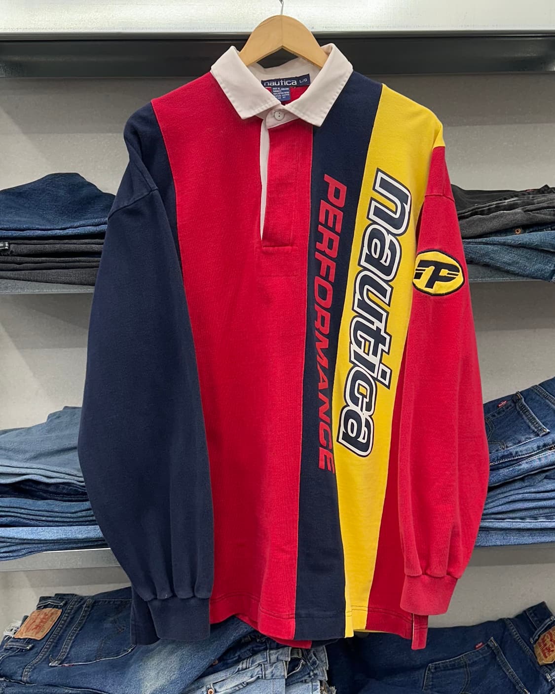 (XL)90'S NAUTICA 럭비티-M1796 상품이미지1