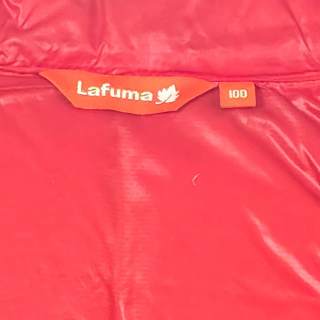 라푸마 블랙 레드 배색 다운 패딩 L 상품이미지6