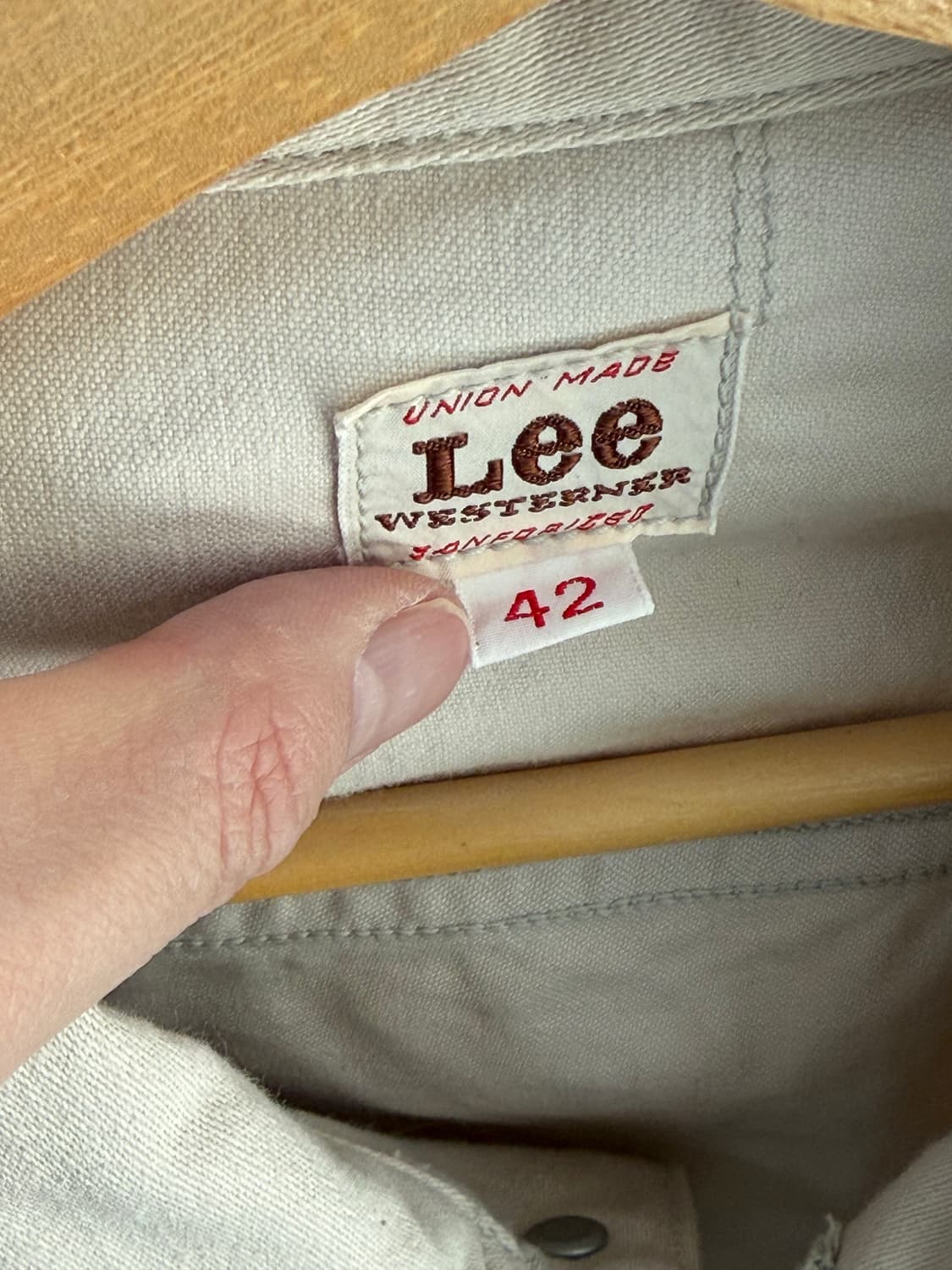lee westerner jacket 60s 100j 복각 상품이미지5