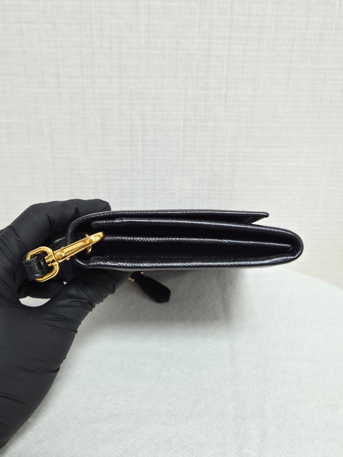 프라다 사피아노 장지갑 / 블랙 / 정품 상품이미지6