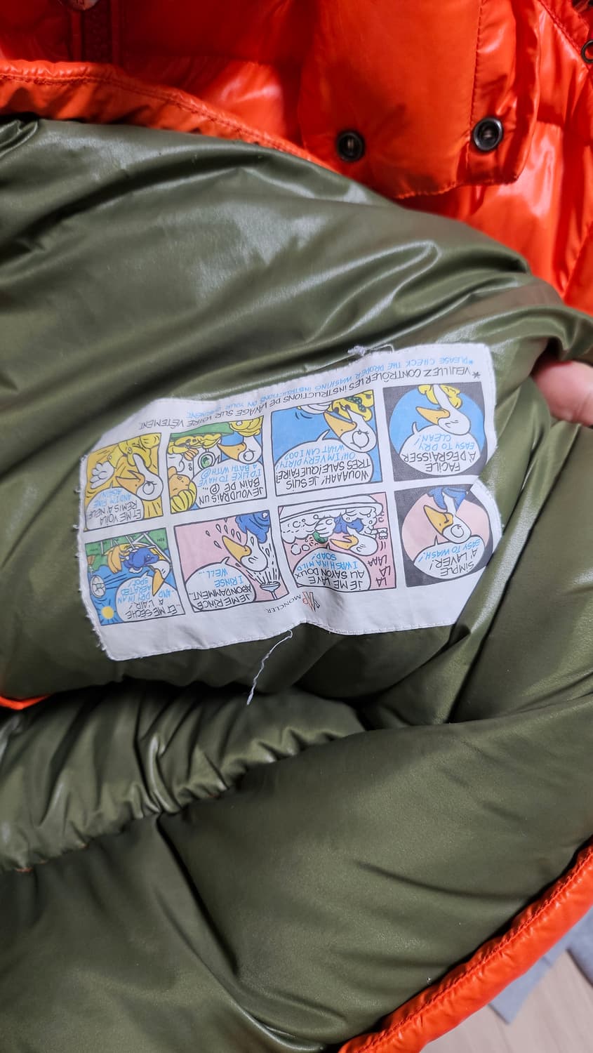 몽클레어 마야 오렌지 4호 패딩 점퍼 상품이미지7