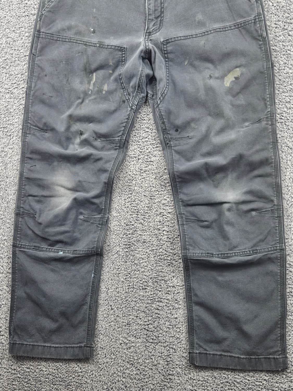 칼하트 코튼 캔버스 카펜터 더블니 워크 팬츠 ( 34X30 )/11552 상품이미지6