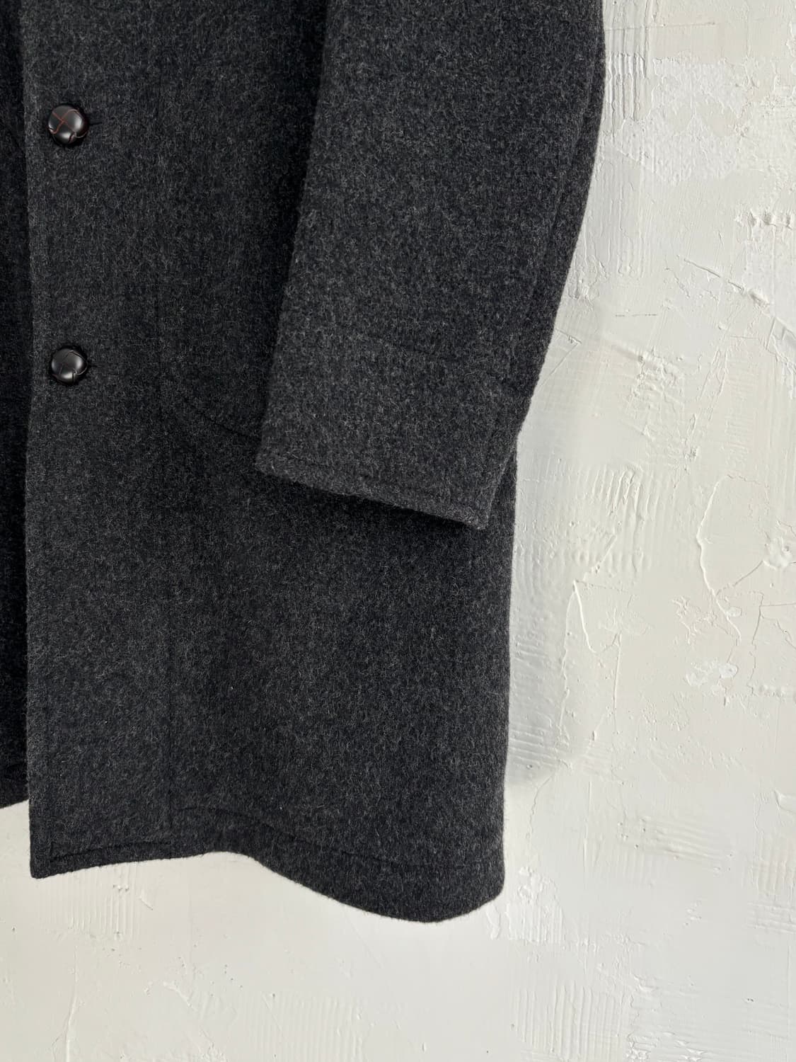 Danton 단톤 차콜컬러 울 후드 코트  상품이미지7