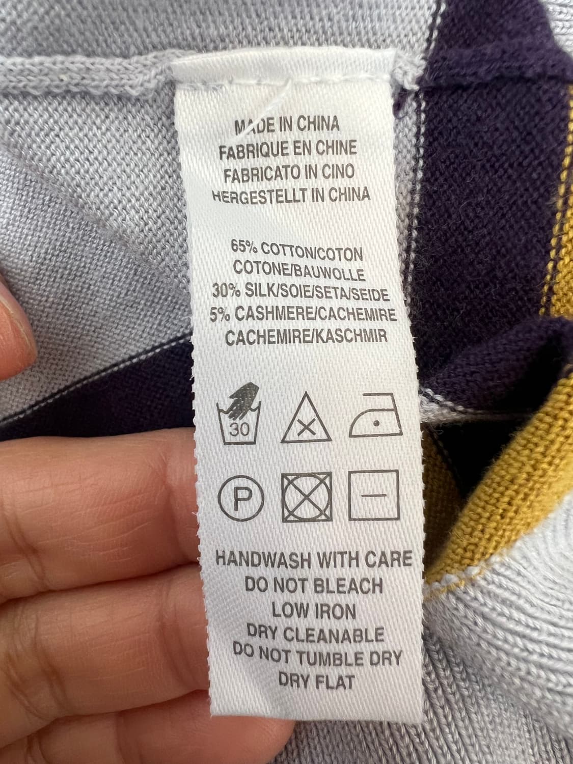 폴스미스 남성 그레이 브이넥가디건 코튼가디건 상품이미지6