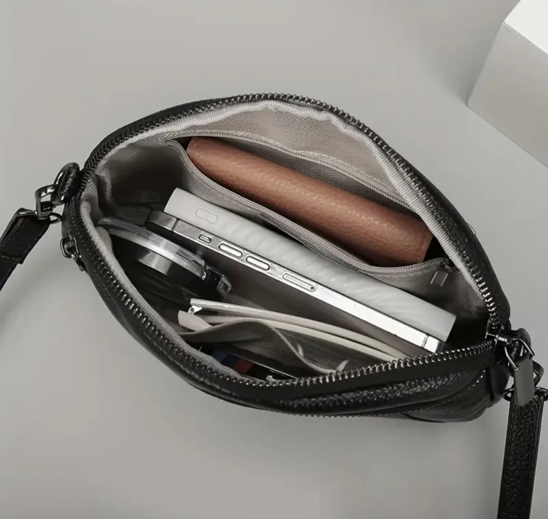 가볍고 튼튼한 천연 소가죽 데일리백 (26cm) 상품이미지6