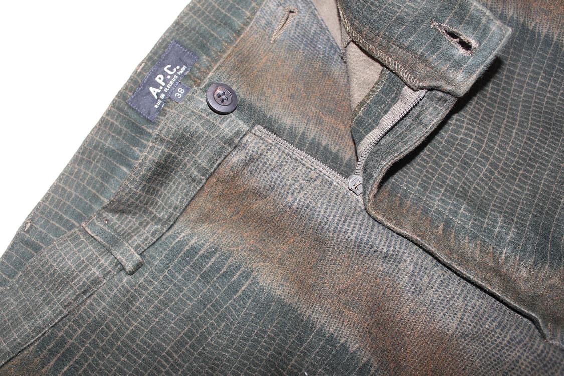 1990s A.P.C. 아페쎄 스네이크 패턴 팬츠 상품이미지2