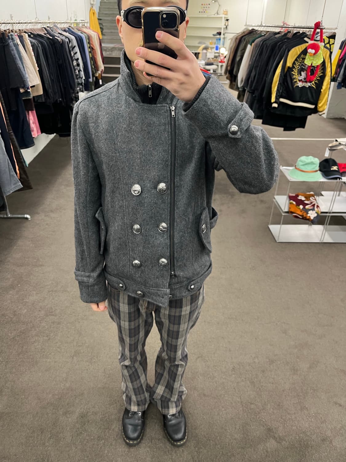 레이어드 더블 브레스티드 자켓 상품이미지8