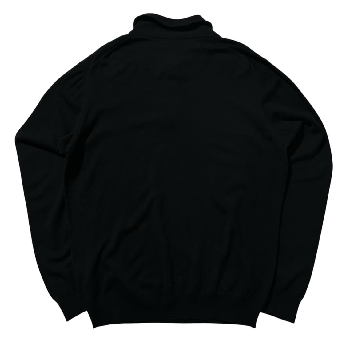 까날리 메리노울 카라 니트 블랙 상품이미지2