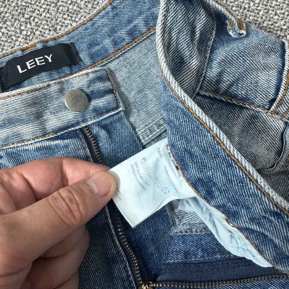 LEEY 데님 반바지 상품이미지5