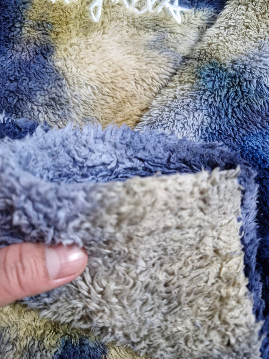 마크 곤잘레스 타이다이 뽀글이 자켓 M 사이즈 상품이미지5