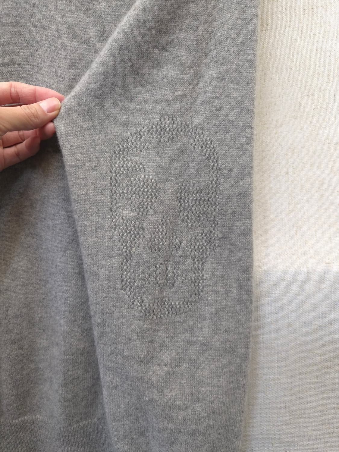 자딕앤볼테르 그레이 캐시미어 니트 L 상품이미지5