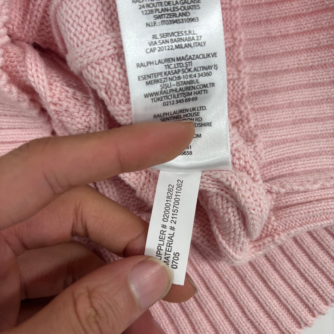 폴로 브이넥 니트 상품이미지9