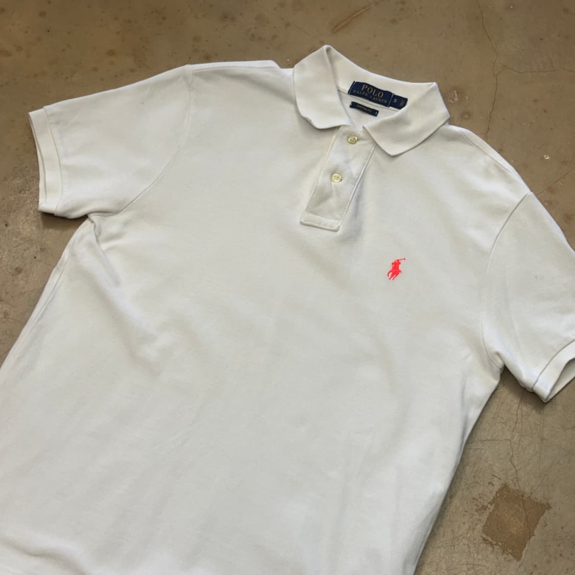 S 폴로랄프로렌 커스텀핏 화이트 카라티셔츠  상품이미지1