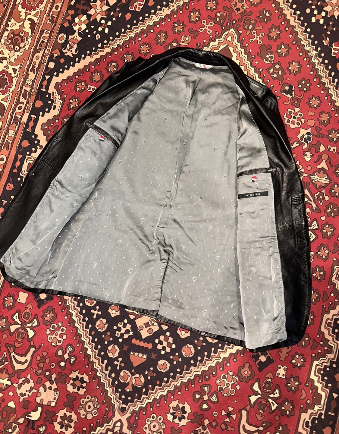 ( L ) 이태리가죽자켓 가죽자켓 레더자켓 가죽마이 블레이저 블레이져 상품이미지5