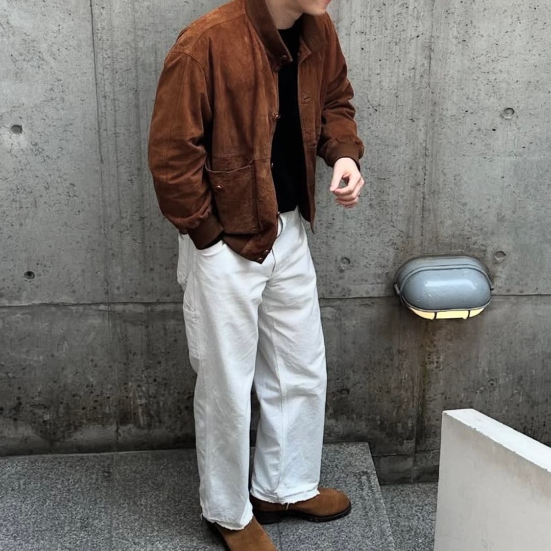 브룩스브라더스 스웨이드 자켓 블루종 a-1 상품이미지4